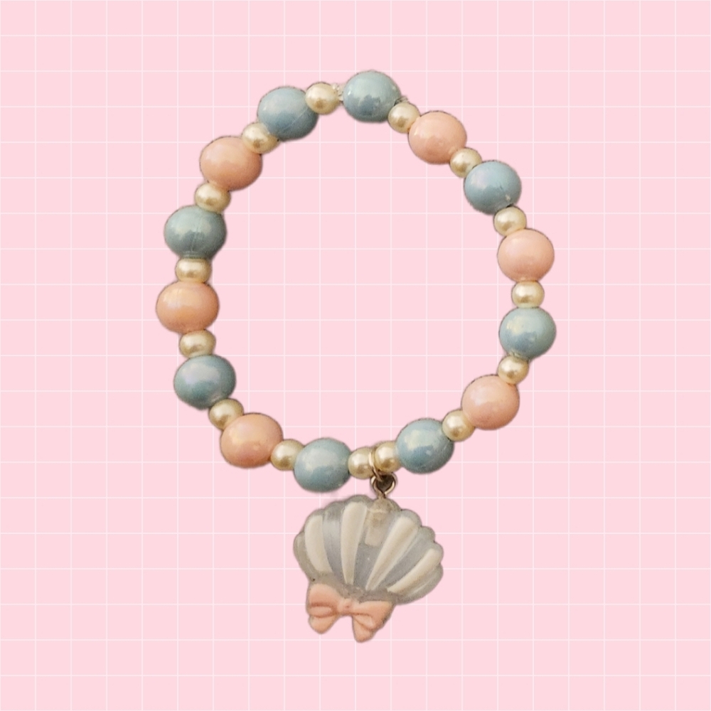 Pastel Shell Charm Bracelet